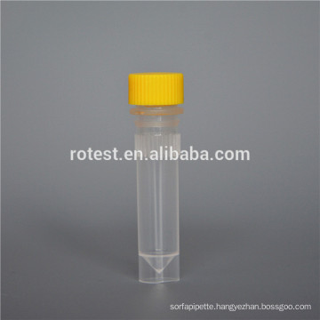 lab consumables 1.5ml flat bottom cryo tubes